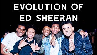 Evolution of Ed Sheeran  Next Town Down  The A Team x Thinking Out Loud x Shape Of You x Perfect [upl. by Burta130]