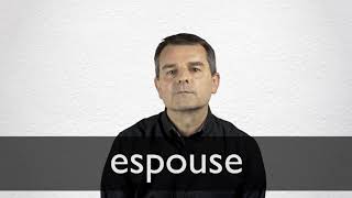 How to pronounce ESPOUSE in British English [upl. by Narot]