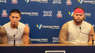 Arizona offensive unit Tuesday press conference [upl. by Dalia]