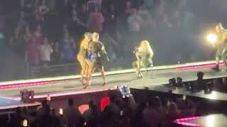 Madonna falls off chair in Seattle but recovers like a pro  Celebration Tour ’madonna [upl. by Ahsena]