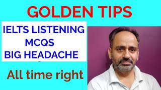 Ielts listening tips  MCQ  Toppers world [upl. by Krutz]