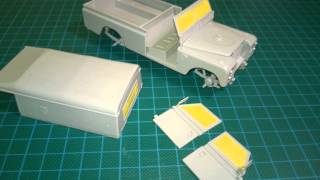 Modelismo  Scale Modeling  Land Rover Series III 109´´  LWB 135 part 1 [upl. by Nozicka352]