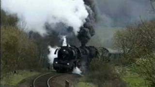 Dampflok 50 3673  52 Anfahrt am Berg schleudern stark nach unplanmäßigem Betriebshalt [upl. by Goldwin354]