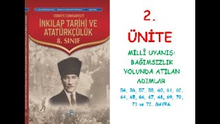 8 SINIF İNKILAP TARİHİ VE ATATÜRKÇÜLÜK SEMİH OFSET YAYINLARI 2 ÜNİTE MİLLÎ UYANIŞ BAĞIMSIZLIK [upl. by Adnahsed]