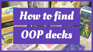 How to find out of print or vintage tarot decks [upl. by Hobart]