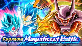 EZA LR SUPER JANEMBA VS SSBKK GOKU amp SSBE VEGETA SUPREME MAGNIFICENT BATTLE DBZ Dokkan Battle [upl. by Otero53]