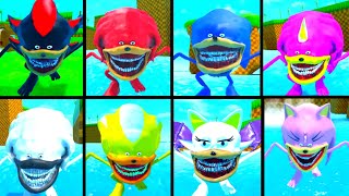 TOP 8 SHIN SONIC TAPES MORPHS IN ROBLAX roblox [upl. by Genevra]