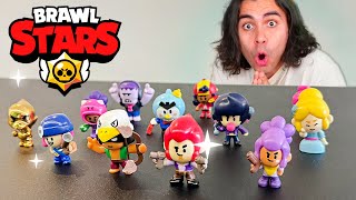 ABRINDO CAIXAS ATÉ COMPLETAR A COLEÇÃO DE MINI FIGURAS DE BRAWL STARS [upl. by Davison]