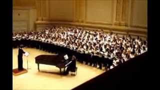 Honors Performance High School Choir  Carnegie Hall  9 Feb 2014 [upl. by Sassan]