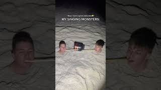 MY SINGING MONSTERS 😂😅 theboys viral mysingingmonsters singingheads [upl. by Komarek]