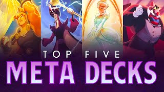 Lorcana Top 5 Meta Decks Feb 2024 [upl. by Avelin218]