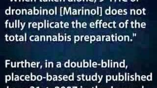 Marijuana vs Marinol [upl. by Eeloj]