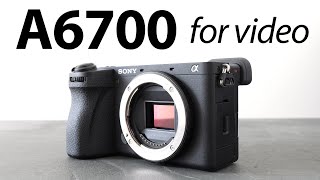 Sony A6700 REVIEW for VIDEO and YouTube creators vs A6600 [upl. by Hirsch]