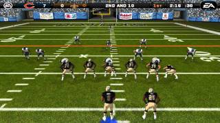 Madden NFL 08 Drew Brees Great Pass HD [upl. by Tnairb]