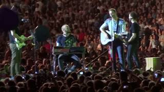 Coldplay  In My Place  Dont Panic Live 2017 from Paris [upl. by Amuh329]