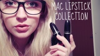 My MAC Lipstick Collection [upl. by Iveksarap]