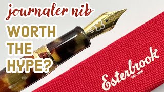 New Pen Day Esterbrook Estie Tortoise Journalers Nib  Left Hander Fountain Pen Unboxing amp Review [upl. by Terrena239]