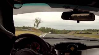 Subaru BRZ vs Porsche 911 GT3 at Atlanta Motorsports Park 4272013 [upl. by Mccord]