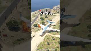 ESTO PASA SI ATERRIZAS el AVIÓN en GTA 5 gta5online [upl. by Staley]