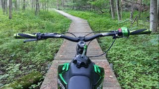 MOTOPED performance testing on intense trails ROCKS ROOTS AND HILLS [upl. by Lordan]