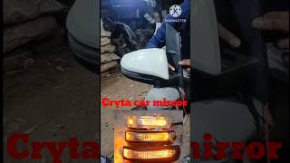 Crysta folding mirror car travel mirror repairing repairs [upl. by Rolando]