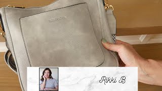 BOSTANTEN Grey Crossbody Bag Review [upl. by Deutsch]