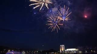 Donau in Flammen Linz 27 Mai 2016 [upl. by Aloivaf]