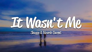 Shaggy  It Wasnt Me Lyrics ft Ricardo RikRok Ducent [upl. by Terza]