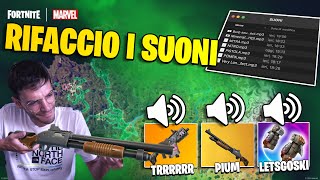 Ho MODIFICATO i SUONI di FORTNITE fortnite fortniteita fortnitechallenge smiii [upl. by Tallu615]