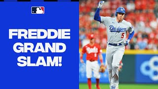 Freddie Freeman hits a GRAND SLAM to extend the Dodgers lead [upl. by Wun]