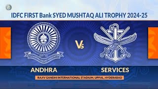 ANDHRA VS SERVICES MATCH HIGHLIGHTS 2024  SMAT 2024  Syed Mushtaq Ali Trophy 2024 Match Highlights [upl. by Arannahs]