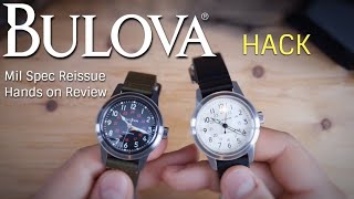 Bulova Hack  Hands On Review  WWII Mil Spec Watch Reborn  Automatic field watch [upl. by Debbi297]