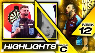 Brutal from the Barbarian ⚔️⚔️ Darts Highlights  Week 12 Group C Session 1 [upl. by Rimola]