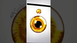 Raw Gold Eye minecraft colors coloring art artwork drawing satisfying shorts [upl. by Ennaj]