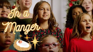 In a Manger  A Childrens Christmas Song inamanger [upl. by Atnuahs]