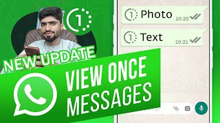 How To Send 1Time View Photo Video amp Voice on WhatsApp  WhatsApp New Update Send Disappearing SMS [upl. by Fronnia785]