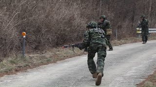 US Army infantry vs South Korean OpFor at Korea Combat Training Center KCTC [upl. by Nial424]