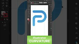 Illustrator Easy way to create Curvature illustratortutorial photoshop tutorial artwork art [upl. by Pierson]