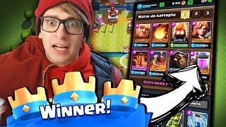 CLASH ROYALE VINCERE CON SOLO CARTE ROSSE E POSSIBILE [upl. by Newnorb844]