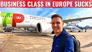 Review TAP Portugals NEW A321neo Business Class [upl. by Brocklin]