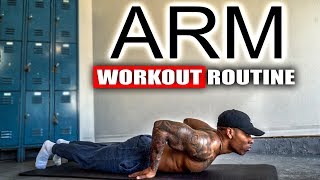 10 MINUTE BICEP amp TRICEP WORKOUT NO EQUIPMENT [upl. by Monia850]