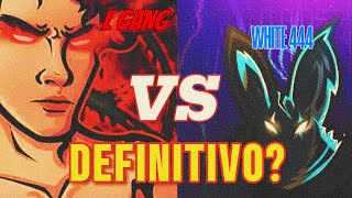 LGANG 👹 VS WHITE 444 👤🐰 ¿¿EL ENFRENTAMIENTO DEFINITIVO 😥 [upl. by Wehttam]