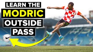 Learn to pass like Modric  trivela tutorial [upl. by Nachison65]