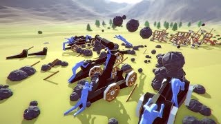 Cannons Vs Ballistas  Totally Accurate Battle Simulator Gameplay amp TABS Funny Moments [upl. by Caye]