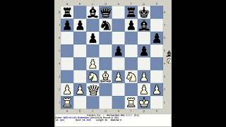 Kanters Cor vs Warmerdam Max  Netherlands Chess U15 2014 Rotterdam [upl. by Nosirb]