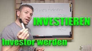 Investieren lernen mit wenig Geld  Investor werden  Aktien P2P Kredite ETFs  Cashflow Quadrant [upl. by Culbert]