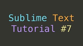 Sublime Text Emmet Tutorial 7 [upl. by Picco978]