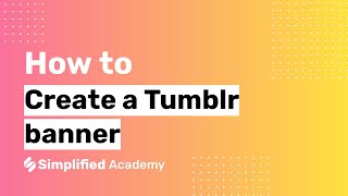 How to create a tumblr banner [upl. by Leshia605]