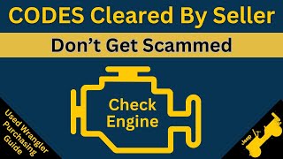 Purchasing a Used Wrangler Check For Cleared Codes by Dishonest Seller  No Tools Required [upl. by Crenshaw]