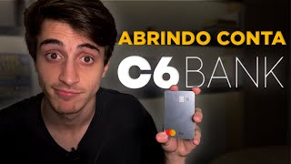 COMO ABRIR SUA CONTA NO C6 BANK – Passo a Passo Simples e GRÁTIS [upl. by Aipotu]